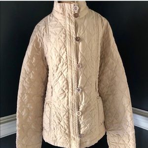 Lilly Pulitzer Quilted Destination Jacket, Belt, L